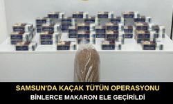 Samsun'da Kaçak Tütün Operasyonu: 10 Bin Makaron ve 5 Kilo Tütün Ele Geçirildi