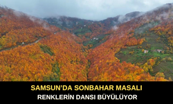 Samsun’un Yüksek Kesimlerinde Sonbahar Büyüsü