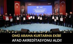 OMÜ Arama Kurtarma Ekibi AFAD Akreditasyonu Aldı!