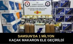Samsun’da 1 milyon kaçak makaron ele geçirildi