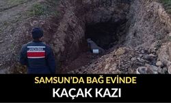 Samsun’da Bağ Evinde Kaçak Kazı: Jandarma Suçüstü Yakaladı