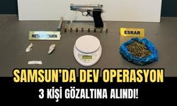 Samsun’da dev operasyon 3 Kişi Gözaltına Alındı!