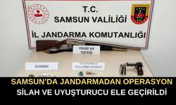Samsun’da Jandarmadan Operasyon: Silah ve Uyuşturucu Ele Geçirildi