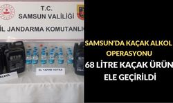 Samsun’da Kaçak Alkol Operasyonu: 68 Litre Kaçak Ürün Ele Geçirildi