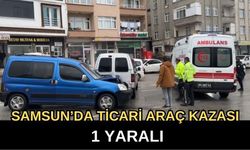 Samsun’da Ticari Araç Kazası: 1 Yaralı
