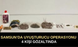 Samsun’da Uyuşturucu Operasyonu: 4 Kişi Gözaltında