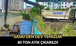 SASKİ’den Dev Temizlik: 11 Ayda 80 Ton Atık Çıkartıldı