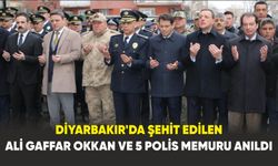 Diyarbakır’da şehit edilen Ali Gaffar Okkan ve 5 polis memuru anıldı