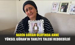 Narin Güran Olayında Anne Yüksel Güran’ın Tahliye Talebi Reddedildi
