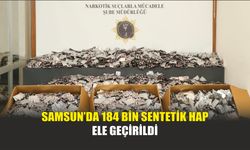 Samsun’da 184 Bin Sentetik Hap Ele Geçirildi