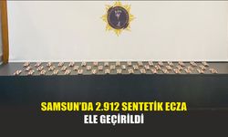 Samsun’da 2.912 Sentetik Ecza Ele Geçirildi