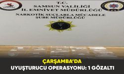 Çarşamba’da uyuşturucu operasyonu: 1 gözaltı