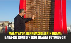 Malatya’da Depremzedelerin Dramı: Baba-Kız Konteynerde Hayata Tutunuyor!