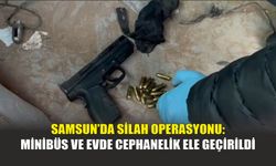 Samsun’da Silah Operasyonu: Minibüs ve Evde Cephanelik Ele Geçirildi