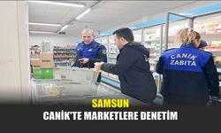 Samsun Canik'te Marketlere Denetim