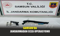 Samsun’da Jandarmadan Ecza Operasyonu