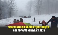 Samsunlular Karın Peşine Düştü: Kocadağ ve Nebiyan’a Akın