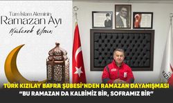 Türk Kızılay Bafra Şube Başkanı Şerfaettin Şahin’den Ramazan Ayı Mesajı