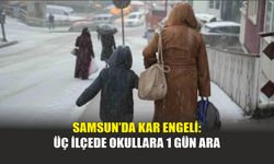 Samsun’da Kar Engeli: Üç İlçede Okullara 1 Gün Ara