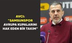 Avcı: "Samsunspor Avrupa kupalarını hak eden bir takım"