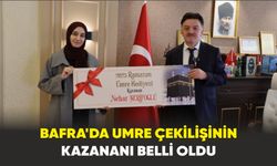 Bafra’da umre çekilişinin kazananı belli oldu