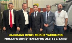 Halkbank Genel Müdür Yardımcısı Mustafa Ermiş’ten Bafra OSB’ye Ziyaret