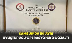 Samsun’da iki ayrı uyuşturucu operasyonu: 2 gözaltı