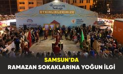 Samsun'da "Ramazan Sokakları"na yoğun ilgi