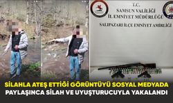 Samsun’da Sosyal Medyada Silah Paylaşan Şahıs, Uyuşturucu ve Silahla Yakalandı