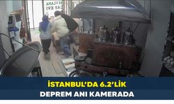 İstanbul’da 6.2’lik deprem anı kamerada