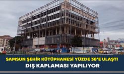 Samsun Şehir Kütüphanesi yüzde 38’e ulaştı