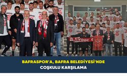 Bafraspor'a Bafra Belediyesi'nde coşkulu karşılama