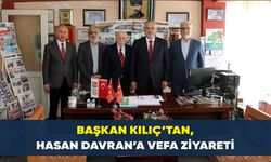 Başkan Kılıç’tan, Hasan Davran’a Vefa Ziyareti