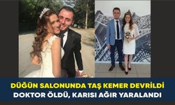 Düğün salonunda taş kemer devrildi: Doktor öldü, karısı ağır yaralandı