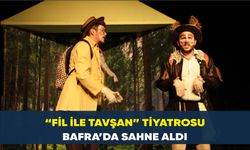 “Fil İle Tavşan” Tiyatrosu Bafra’da Sahne Aldı