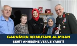Garnizon Komutanı Ala’dan Şehit Annesine Vefa Ziyareti