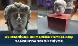 Germanicus’un mermer heykel başı Samsun’da sergileniyor