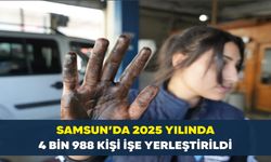 Samsun’da 2025 yılında 4 bin 988 kişi işe yerleştirildi