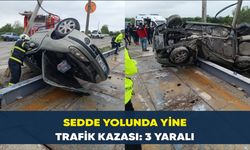 Sedde yolunda yine trafik kazası: 3 yaralı