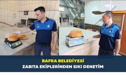 Bafra Belediyesi Zabıta Ekiplerinden Sıkı Denetim