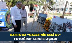 Bafra’da “Gazze’nin Sesi Ol” Fotoğraf Sergisi Açıldı