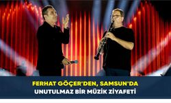 Ferhat Göçer'den, Samsun'da unutulmaz bir müzik ziyafeti