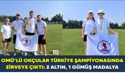 OMÜ’lü okçular Türkiye şampiyonasında zirveye çıktı