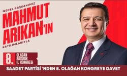 Saadet Partisi Samsun İl Başkanlığı 8. Olağan Kongresine Davet