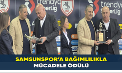 Samsunspor’a bağımlılıkla mücadele ödülü