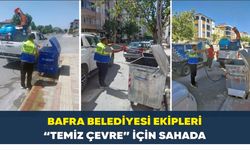 Bafra Belediyesi Ekipleri “Temiz Çevre” İçin Sahada