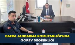 Bafra Jandarma Komutanlığı’nda Görev Değişikliği
