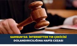 Samsun’da  internetten tır çekicisi dolandırıcılığına hapis