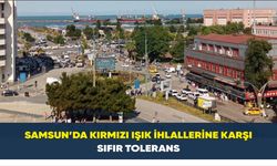 Samsun’da kırmızı ışık ihlallerine karşı sıfır tolerans