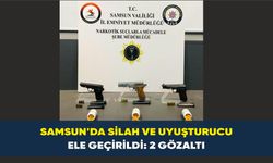 Samsun’da silah ve uyuşturucu ele geçirildi: 2 gözaltı
